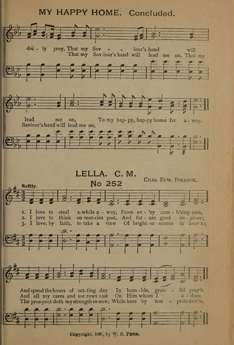 Harvest Bells Nos. 1, 2 and 3: Is filled with new and beautiful songs, suitable for churches, Sunday-schools, revivals and all religious meetings page 247