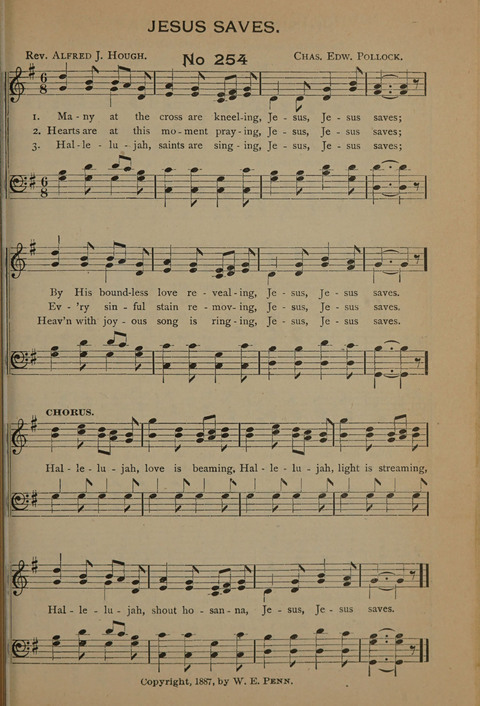 Harvest Bells Nos. 1, 2 and 3: Is filled with new and beautiful songs, suitable for churches, Sunday-schools, revivals and all religious meetings page 249