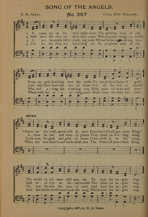 Harvest Bells Nos. 1, 2 and 3: Is filled with new and beautiful songs, suitable for churches, Sunday-schools, revivals and all religious meetings page 262