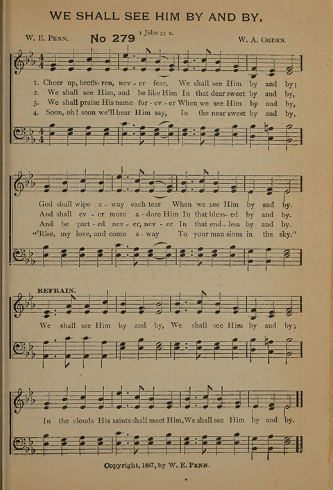 Harvest Bells Nos. 1, 2 and 3: Is filled with new and beautiful songs, suitable for churches, Sunday-schools, revivals and all religious meetings page 273