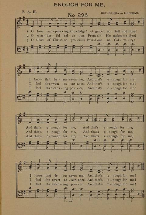 Harvest Bells Nos. 1, 2 and 3: Is filled with new and beautiful songs, suitable for churches, Sunday-schools, revivals and all religious meetings page 292