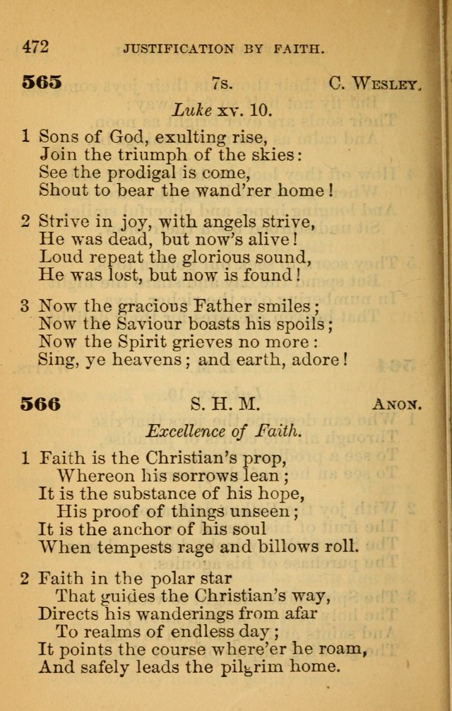 The Hymn Book of the African Methodist Episcopal Church: being a collection of hymns, sacred songs and chants (5th ed.) page 481