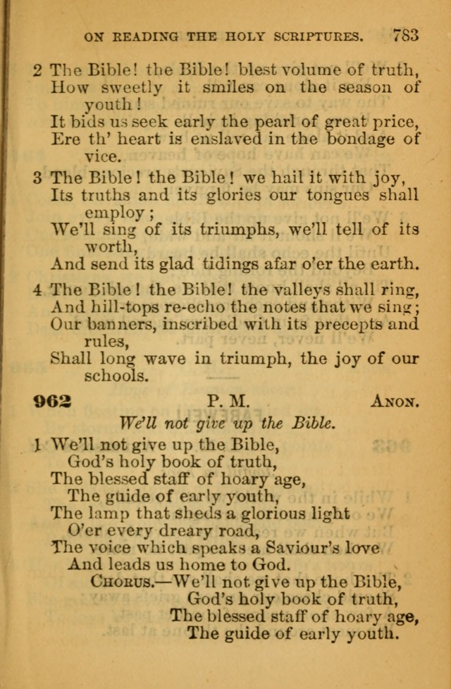 The Hymn Book of the African Methodist Episcopal Church: being a collection of hymns, sacred songs and chants (5th ed.) page 792