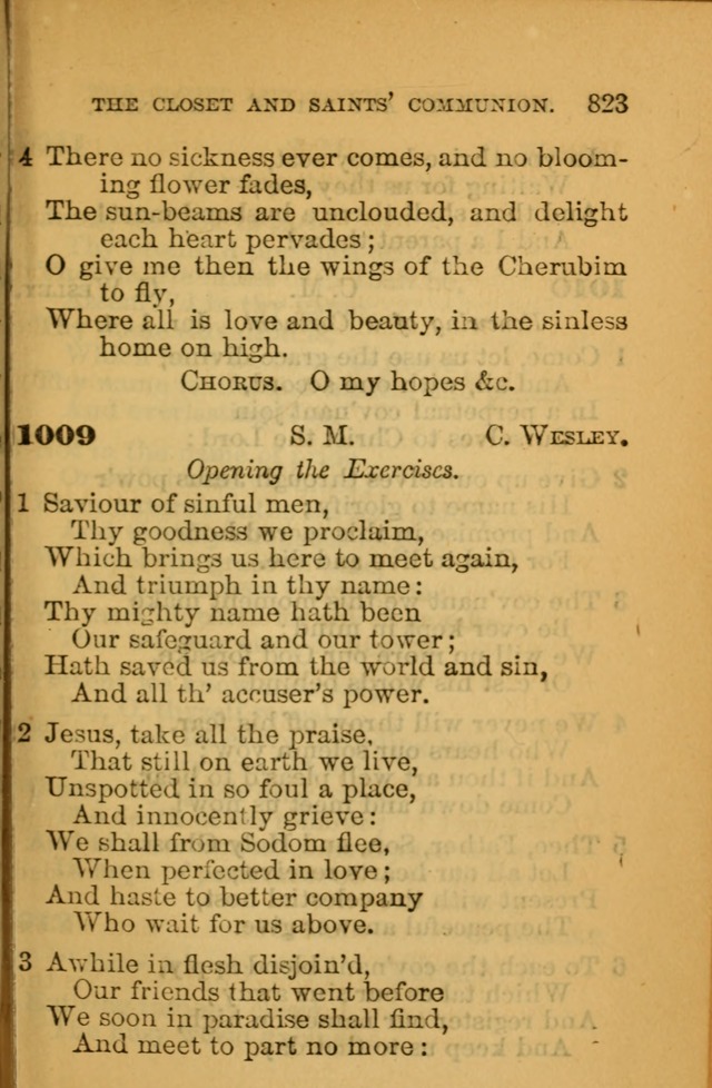The Hymn Book of the African Methodist Episcopal Church: being a collection of hymns, sacred songs and chants (5th ed.) page 832