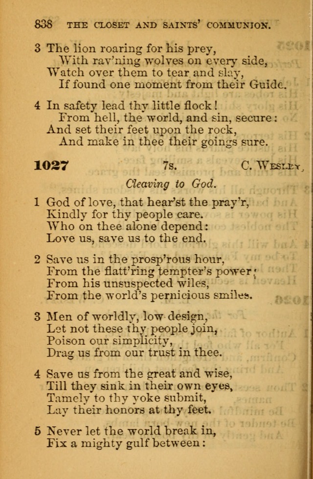 The Hymn Book of the African Methodist Episcopal Church: being a collection of hymns, sacred songs and chants (5th ed.) page 847