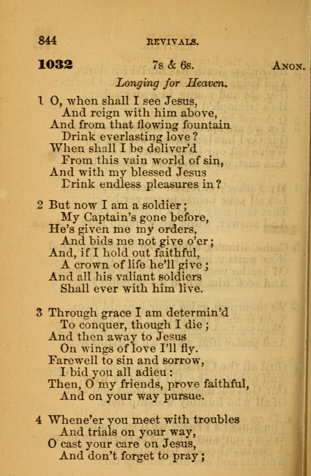 The Hymn Book of the African Methodist Episcopal Church: being a collection of hymns, sacred songs and chants (5th ed.) page 853