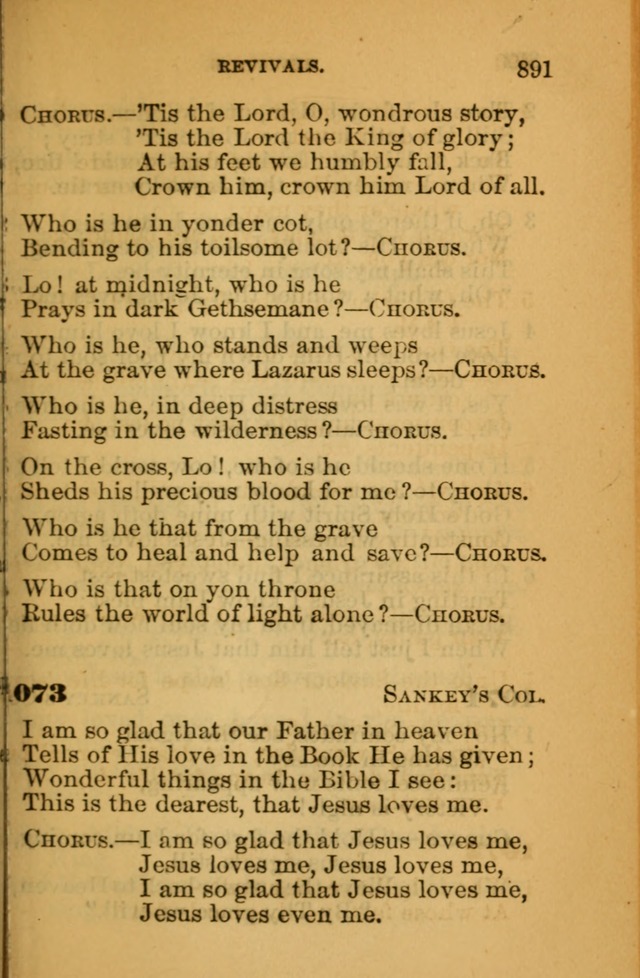 The Hymn Book of the African Methodist Episcopal Church: being a collection of hymns, sacred songs and chants (5th ed.) page 900