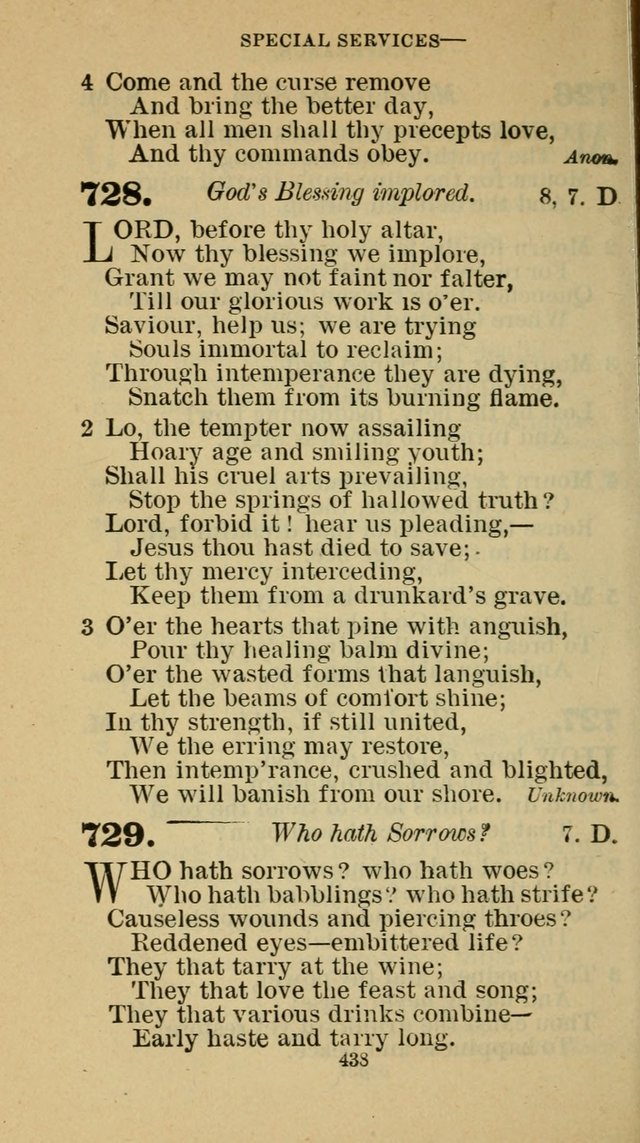 Hymn-Book of the Evangelical Association page 449