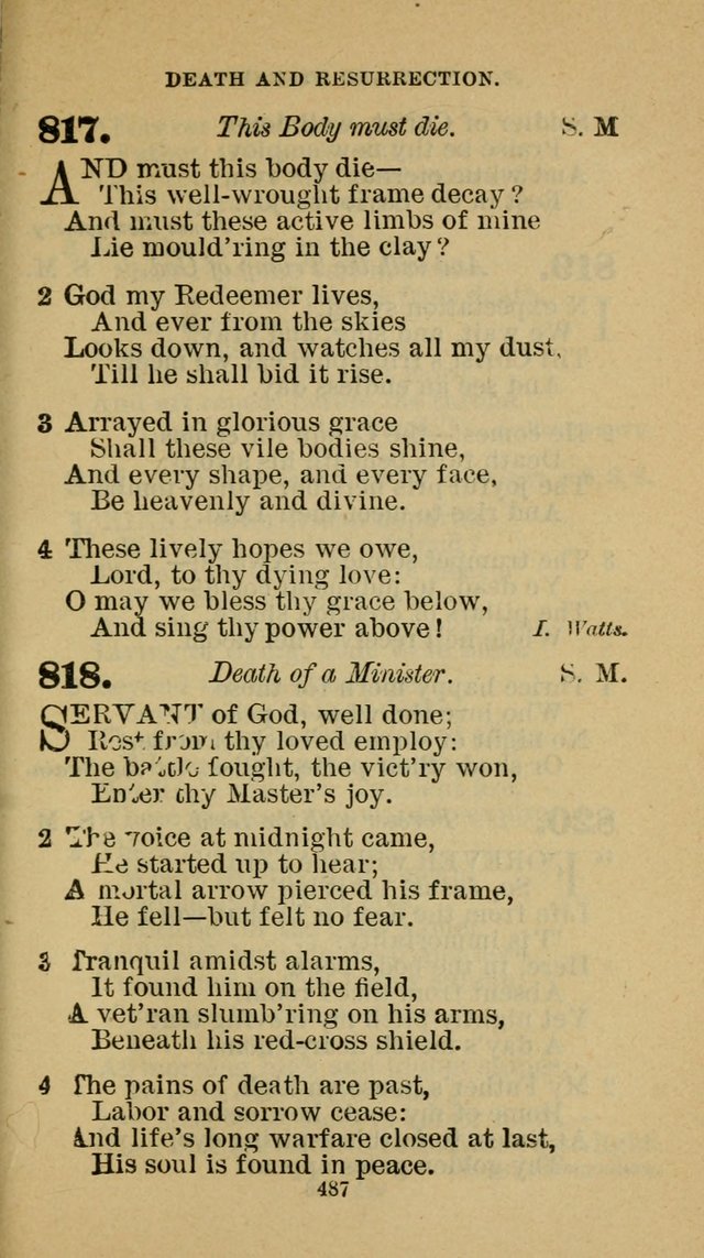 Hymn-Book of the Evangelical Association page 498