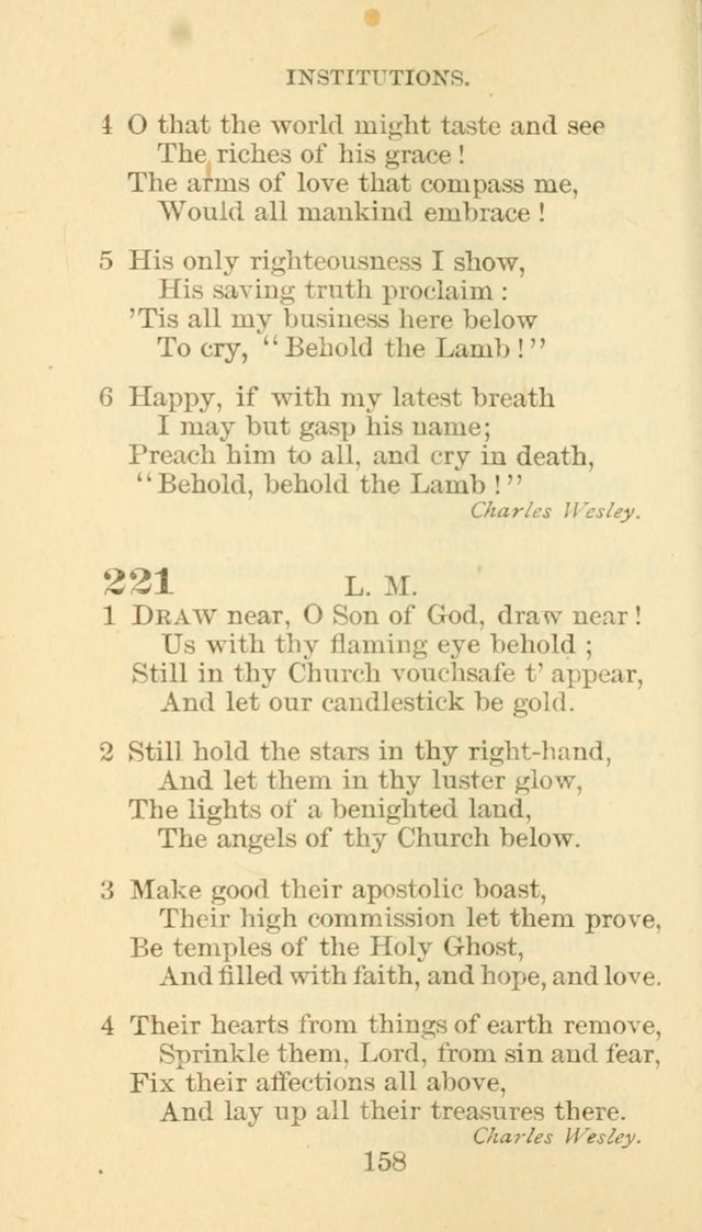 Hymn Book of the Methodist Episcopal Church, South page 165
