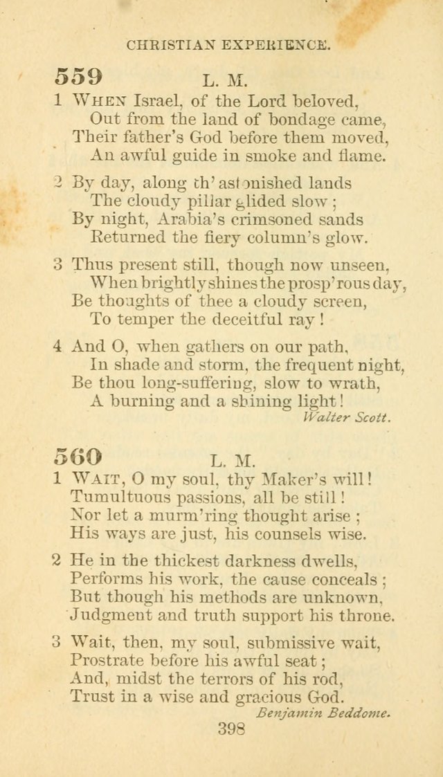 Hymn Book of the Methodist Episcopal Church, South page 405