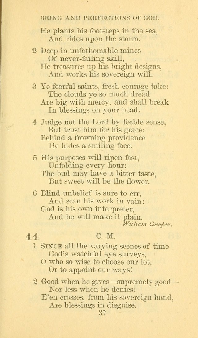 Hymn Book of the Methodist Episcopal Church, South page 44