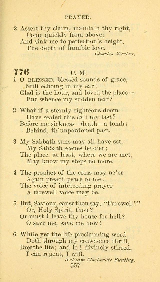 Hymn Book of the Methodist Episcopal Church, South page 564
