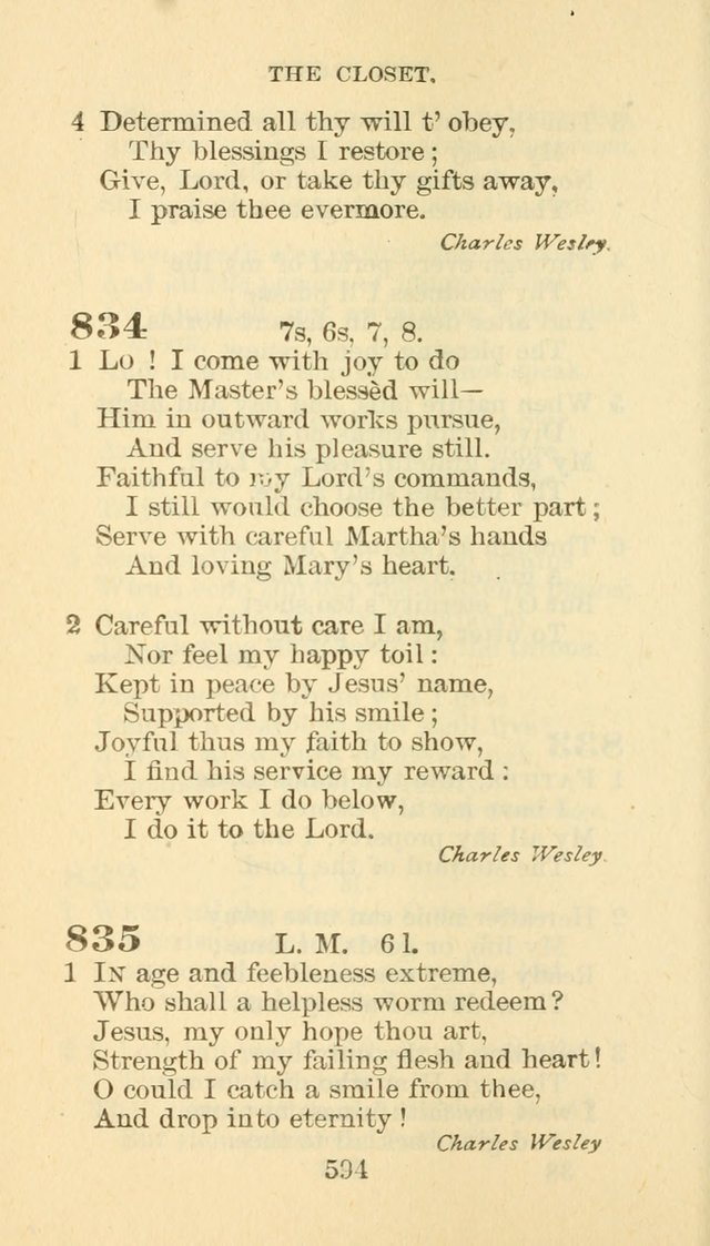 Hymn Book of the Methodist Episcopal Church, South page 601