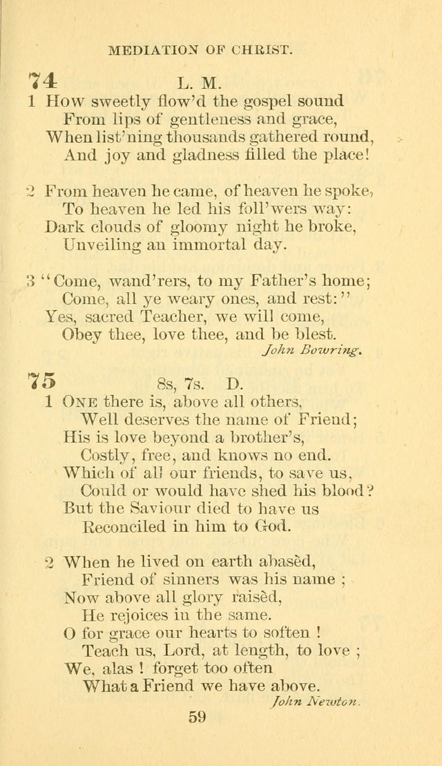 Hymn Book of the Methodist Episcopal Church, South page 66