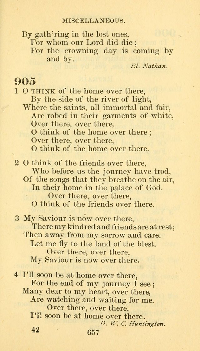 Hymn Book of the Methodist Episcopal Church, South page 664