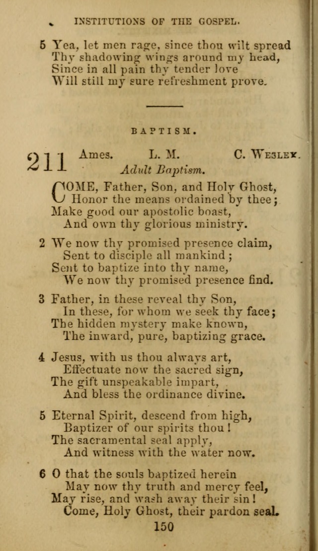 Hymn Book of the Methodist Protestant Church. (11th ed.) page 152
