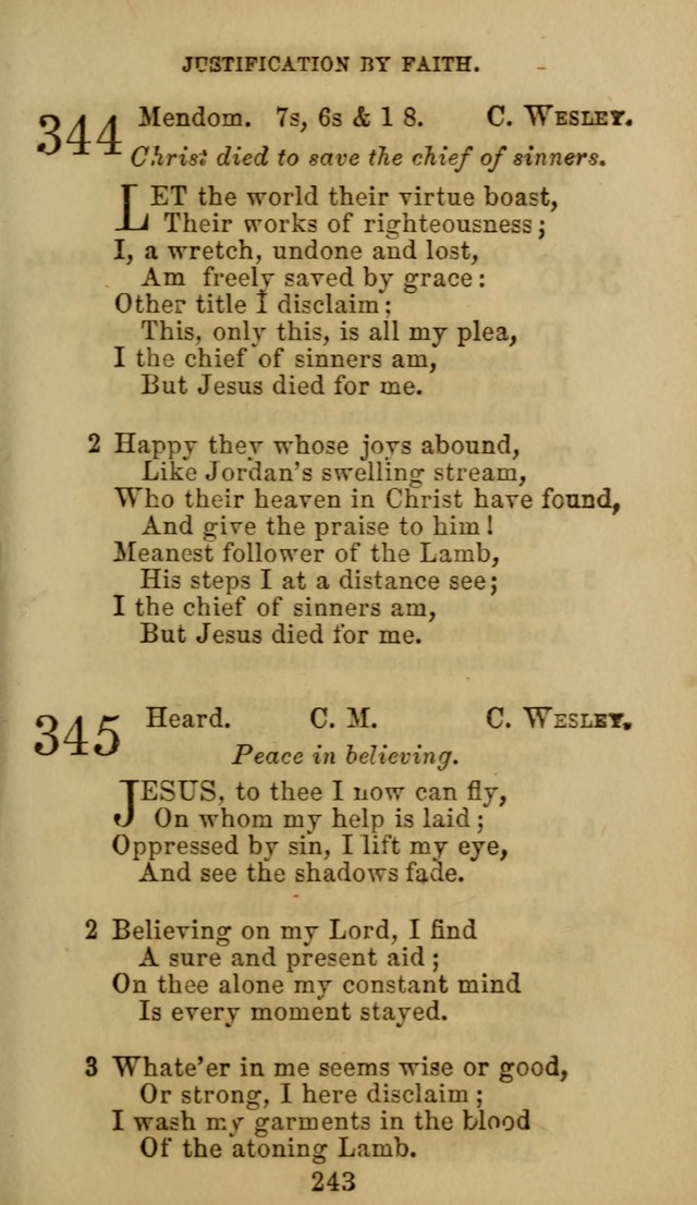 Hymn Book of the Methodist Protestant Church. (11th ed.) page 245