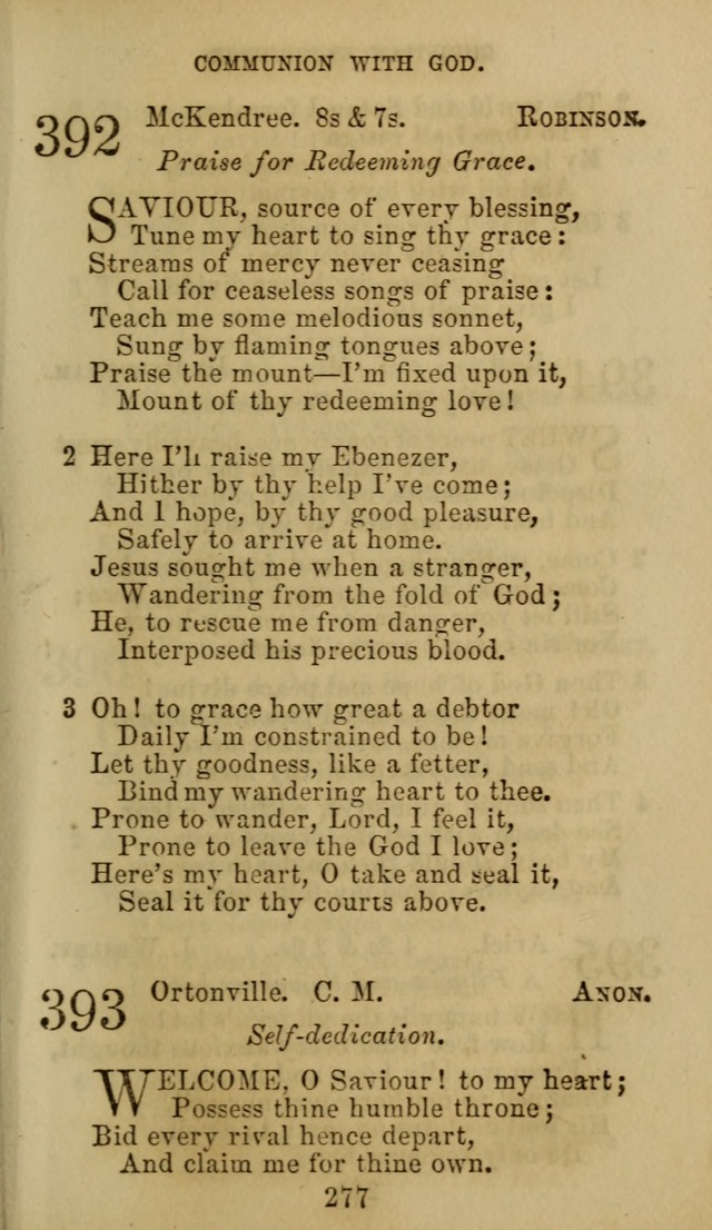 Hymn Book of the Methodist Protestant Church. (11th ed.) page 279