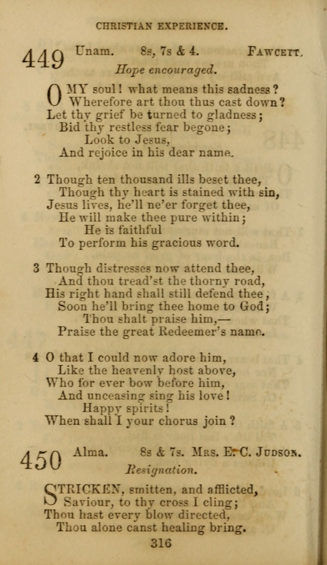Hymn Book of the Methodist Protestant Church. (11th ed.) page 318