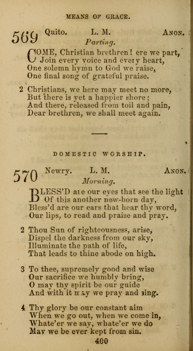 Hymn Book of the Methodist Protestant Church. (11th ed.) page 414