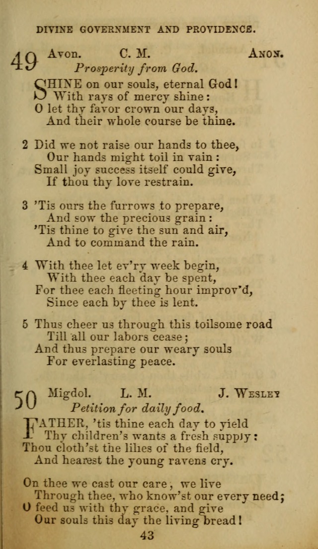 Hymn Book of the Methodist Protestant Church. (11th ed.) page 45