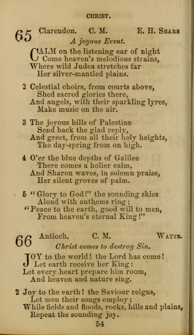 Hymn Book of the Methodist Protestant Church. (11th ed.) page 56