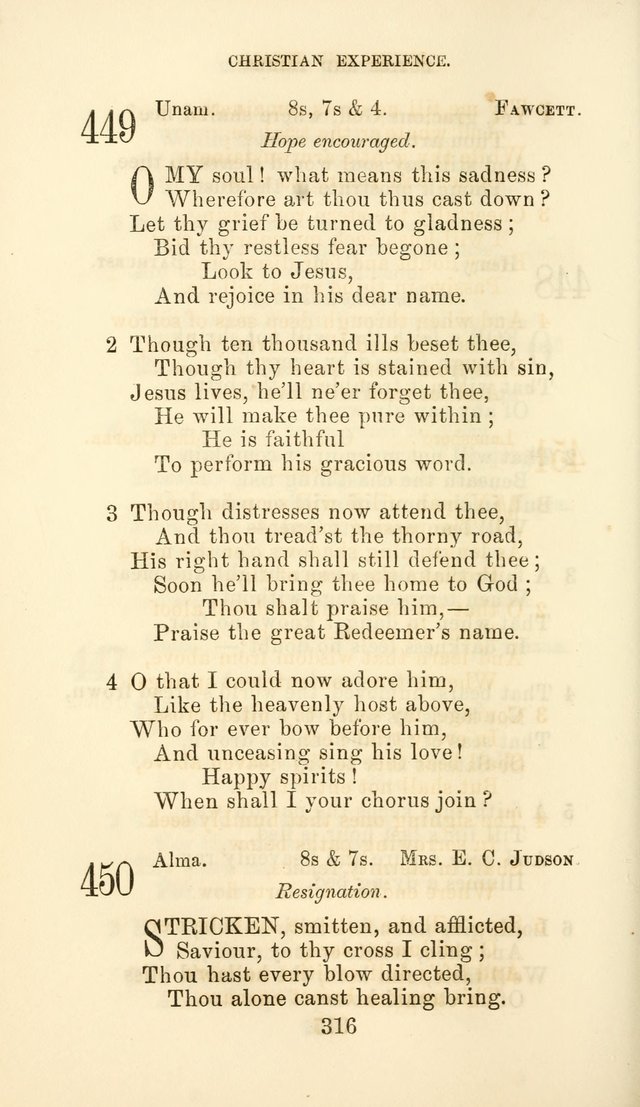 Hymn Book of the Methodist Protestant Church page 323