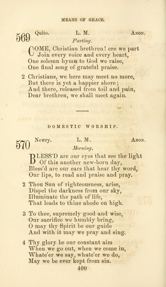 Hymn Book of the Methodist Protestant Church page 407