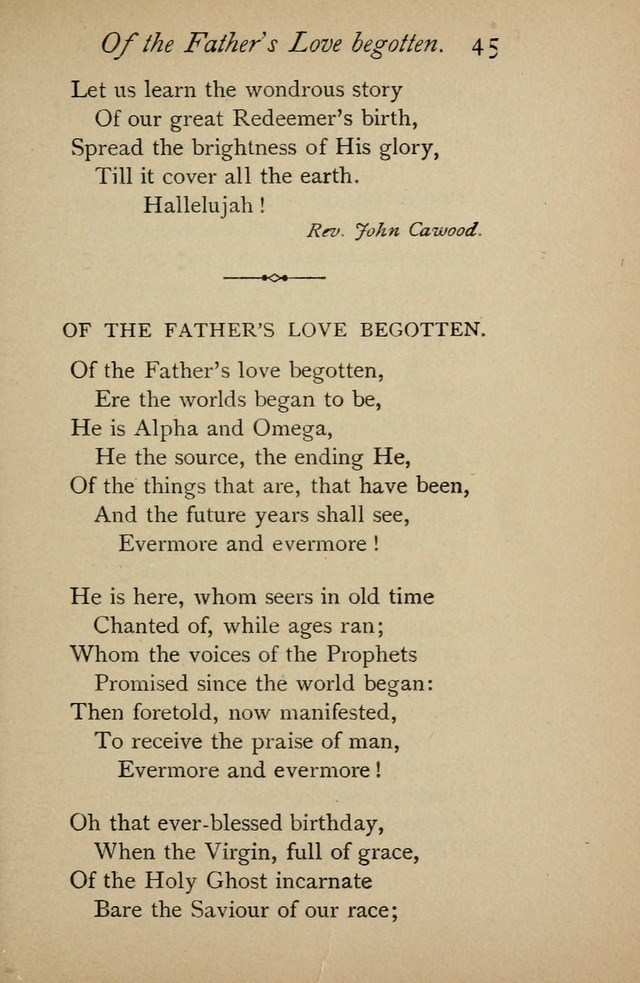 A Handy Book of Old and Familiar Hymns page 45