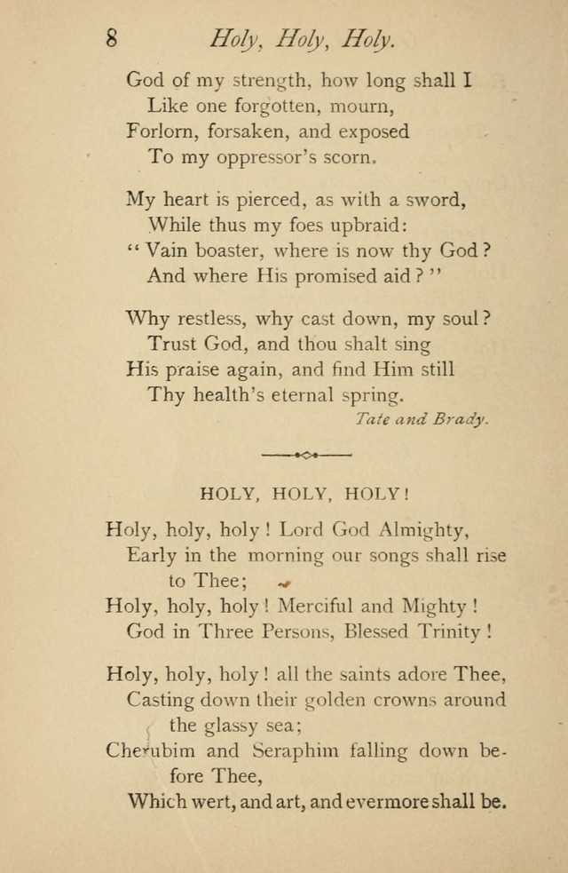 A Handy Book of Old and Familiar Hymns page 8