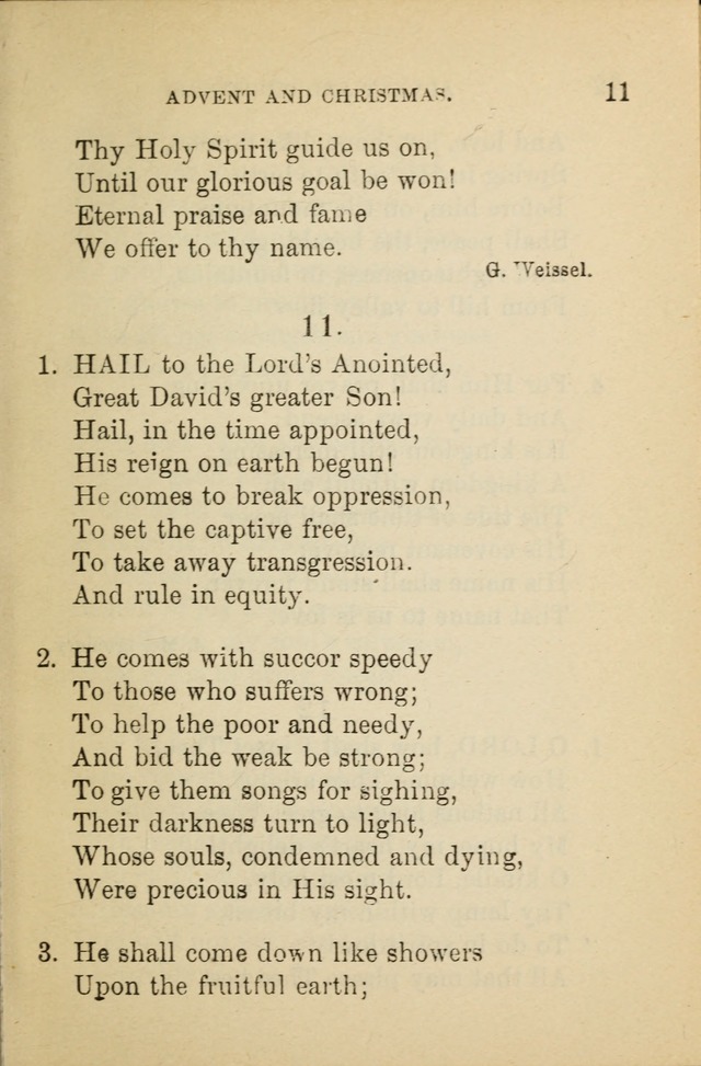 Hymn Book: for the use of Evangelical Lutheran schools and congregations page 15