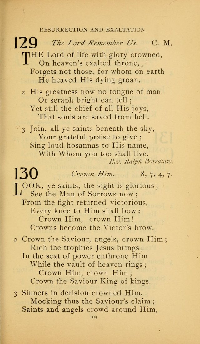 Hymn Book of the United Evangelical Church page 103