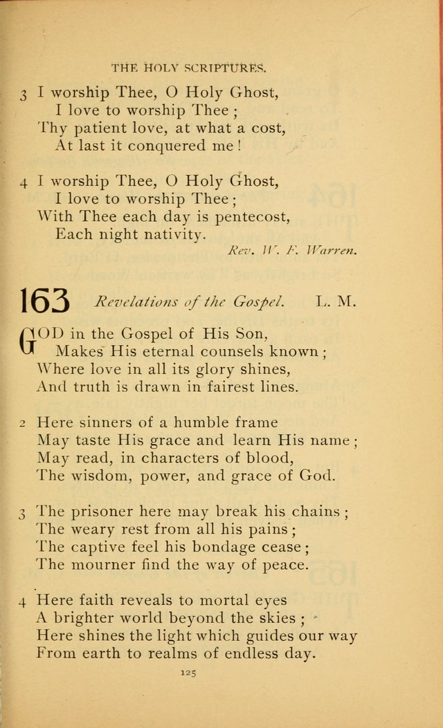 Hymn Book of the United Evangelical Church page 125