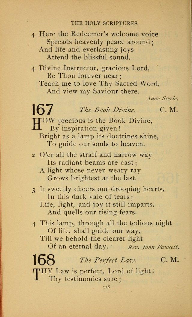 Hymn Book of the United Evangelical Church page 128