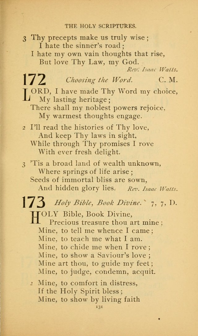 Hymn Book of the United Evangelical Church page 131