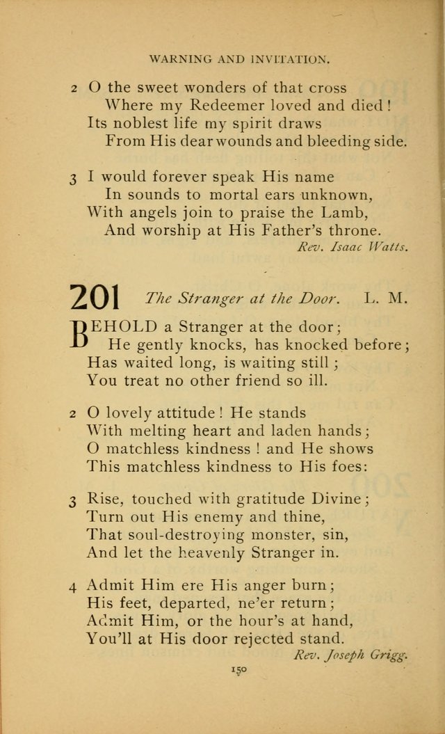 Hymn Book of the United Evangelical Church page 150