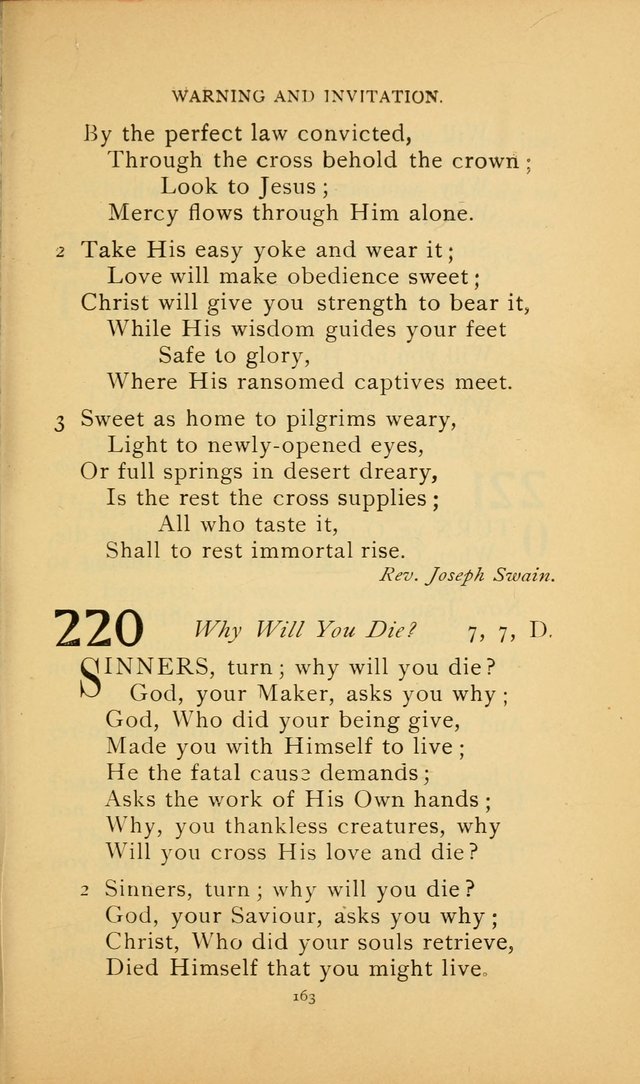 Hymn Book of the United Evangelical Church page 163
