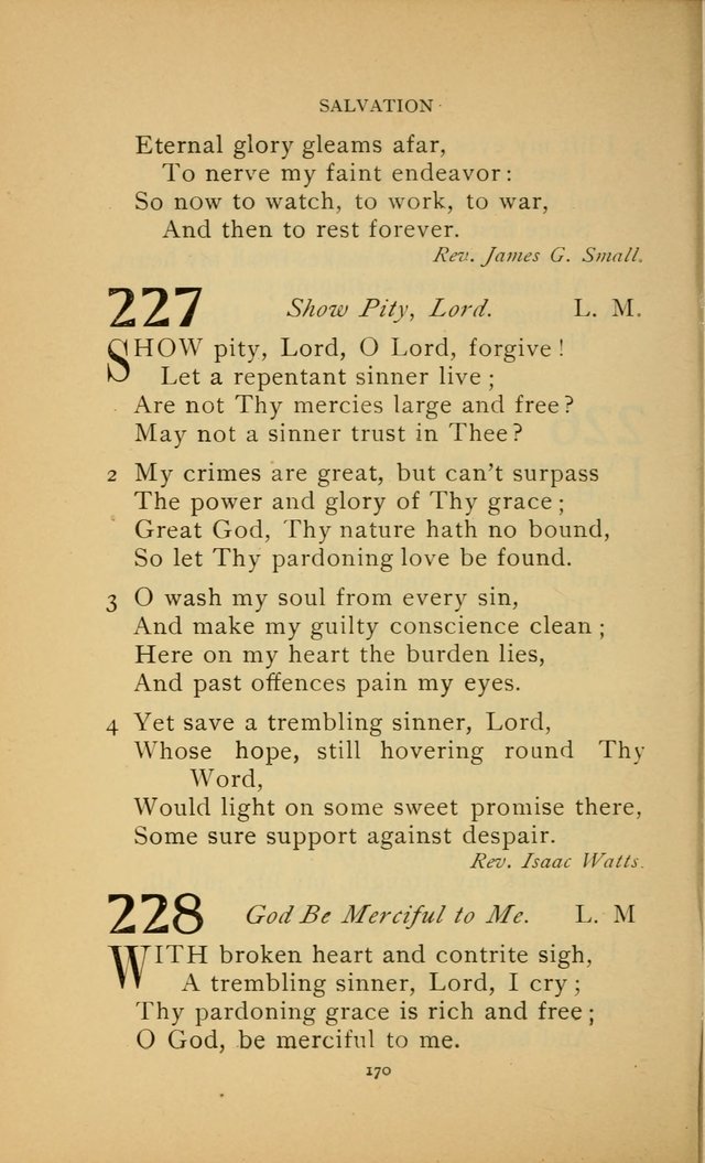 Hymn Book of the United Evangelical Church page 170