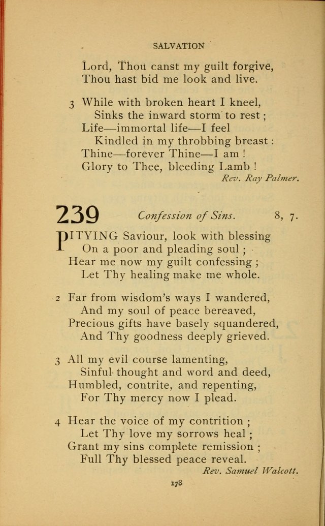 Hymn Book of the United Evangelical Church page 178