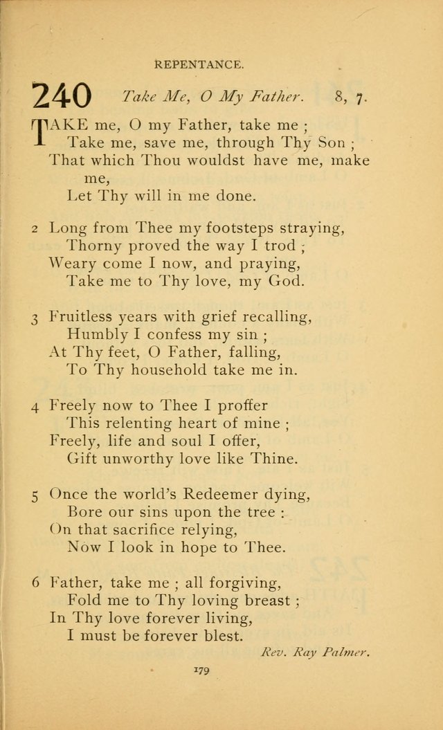 Hymn Book of the United Evangelical Church page 179