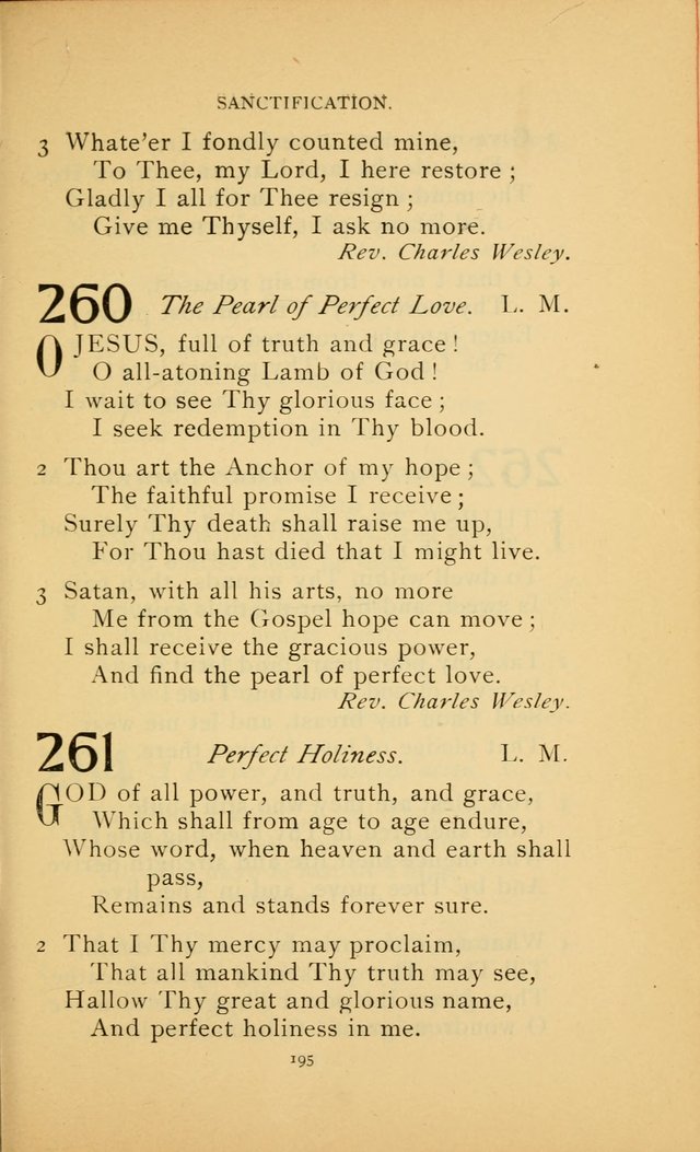 Hymn Book of the United Evangelical Church page 195