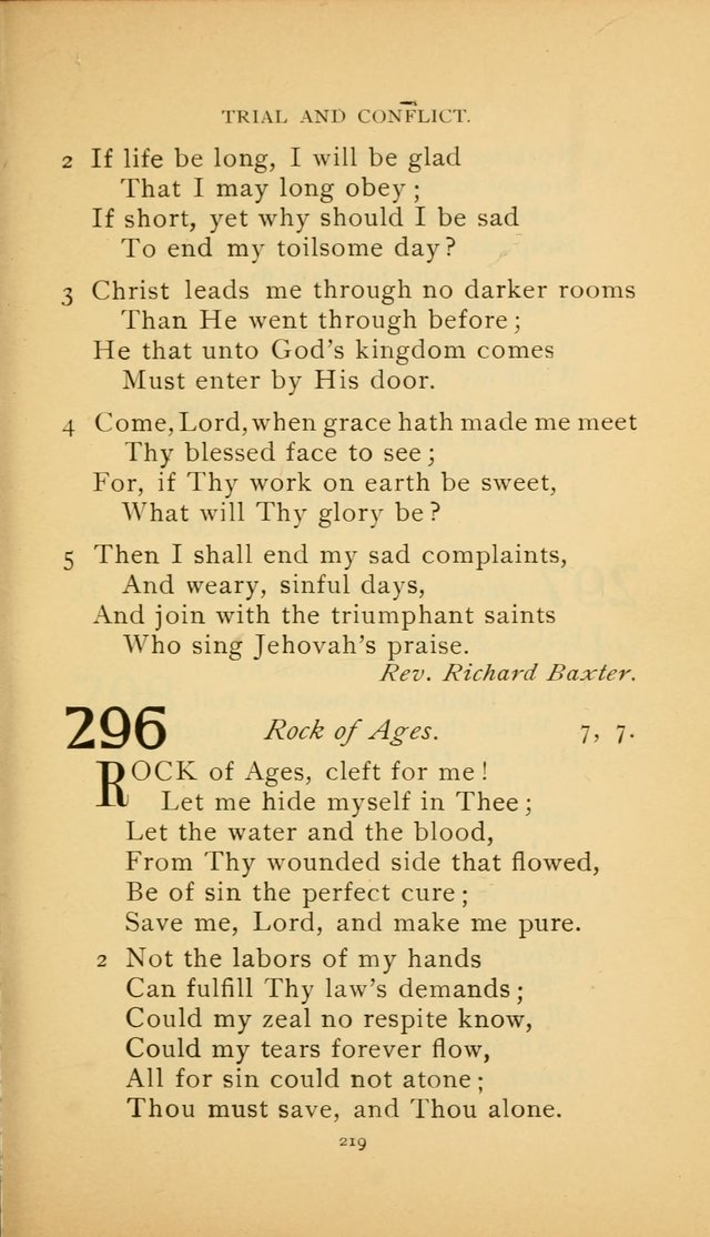 Hymn Book of the United Evangelical Church page 219