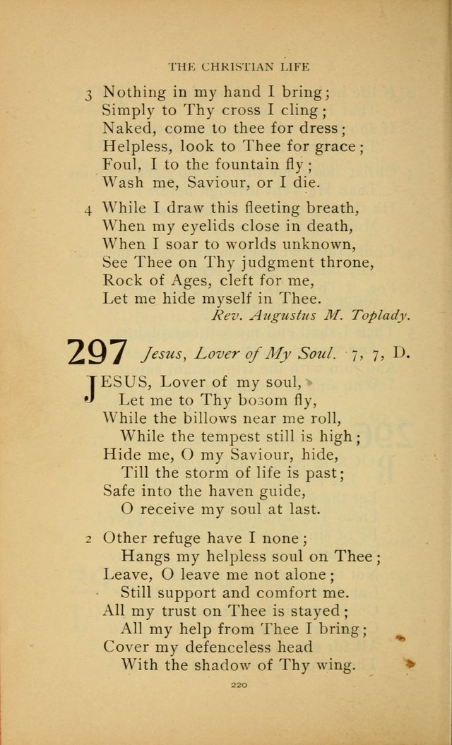 Hymn Book of the United Evangelical Church page 220