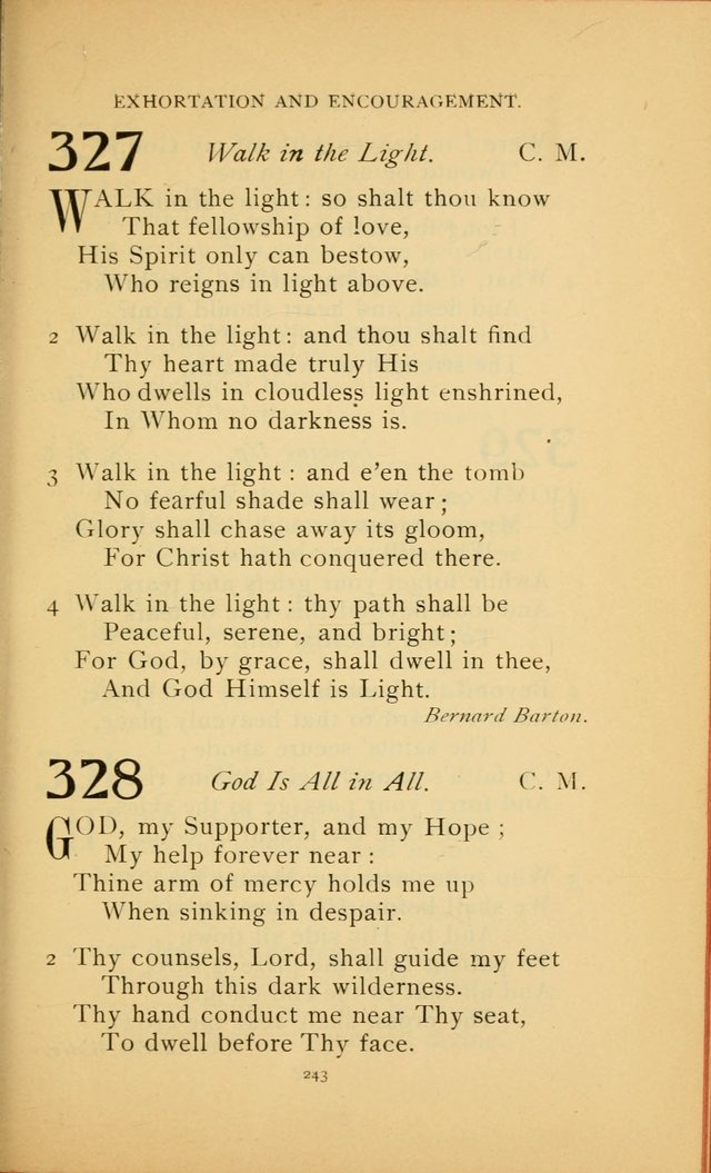 Hymn Book of the United Evangelical Church page 243