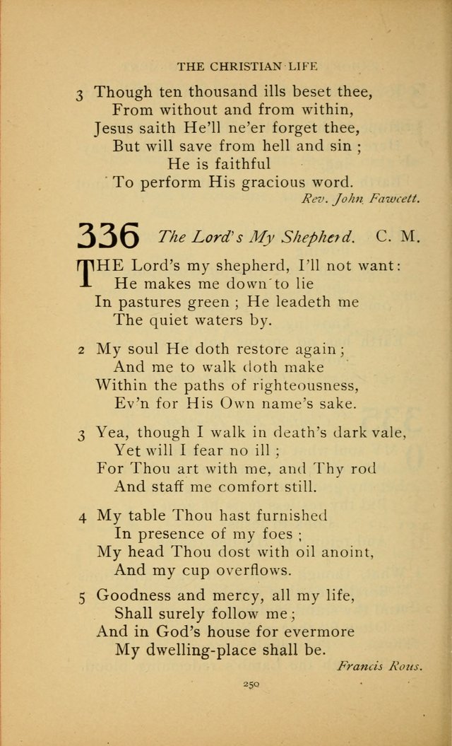 Hymn Book of the United Evangelical Church page 250