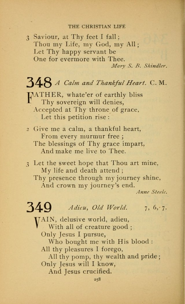 Hymn Book of the United Evangelical Church page 258