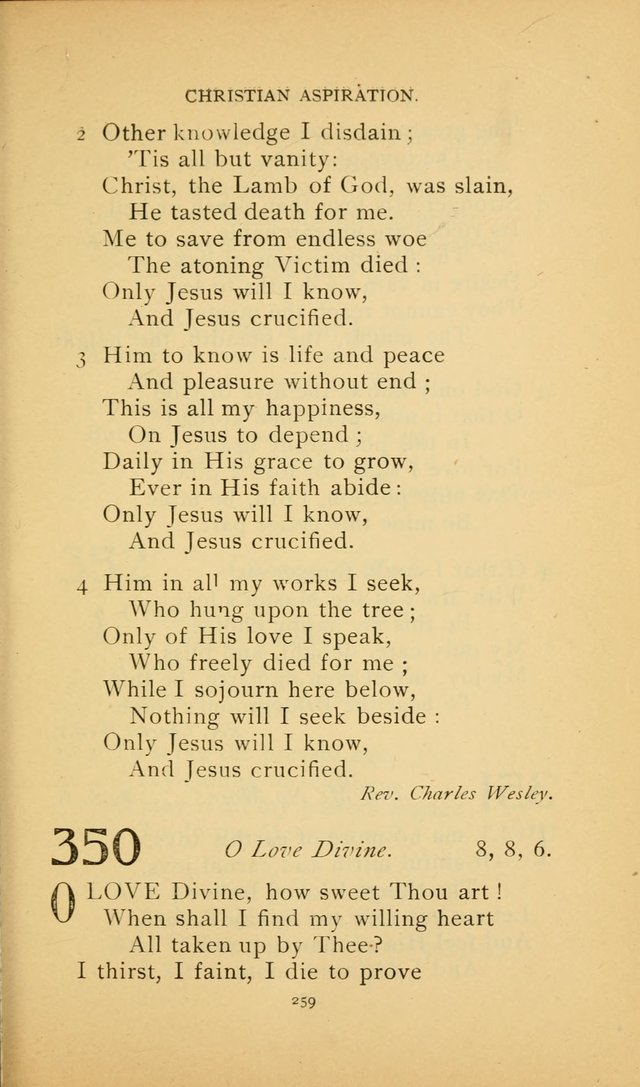 Hymn Book of the United Evangelical Church page 259