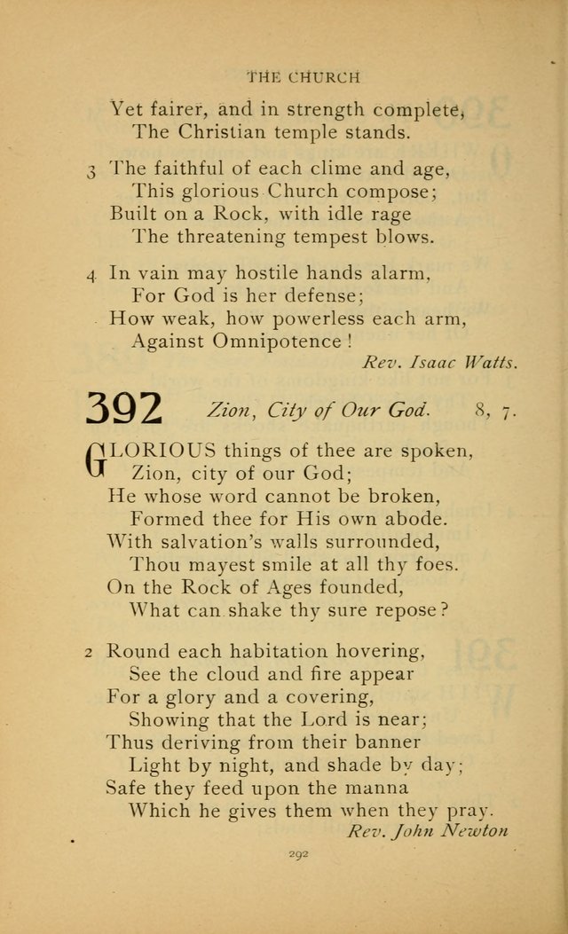 Hymn Book of the United Evangelical Church page 292
