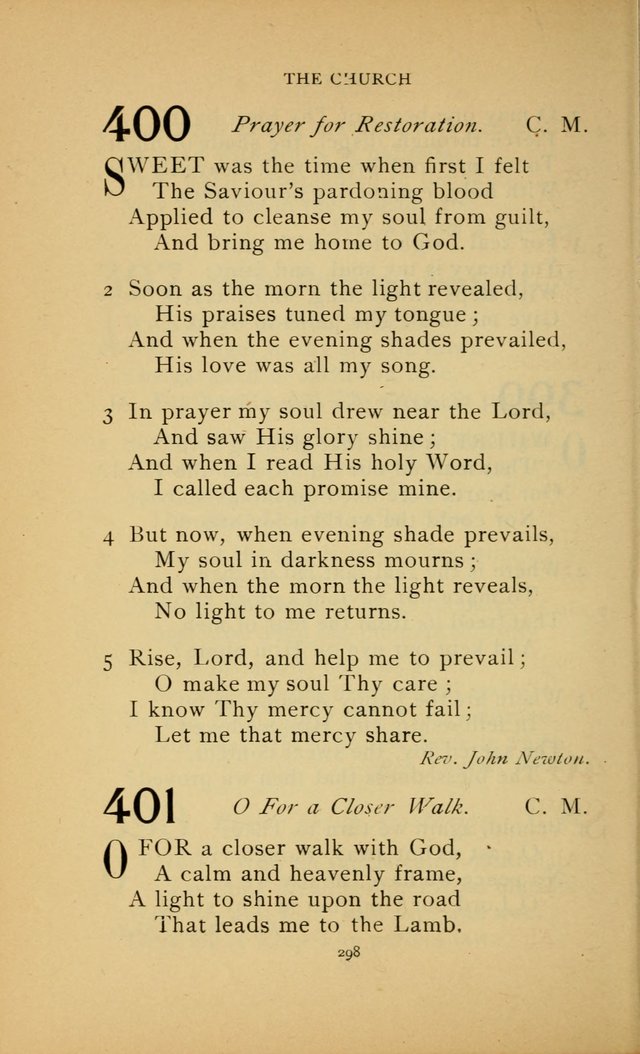 Hymn Book of the United Evangelical Church page 298